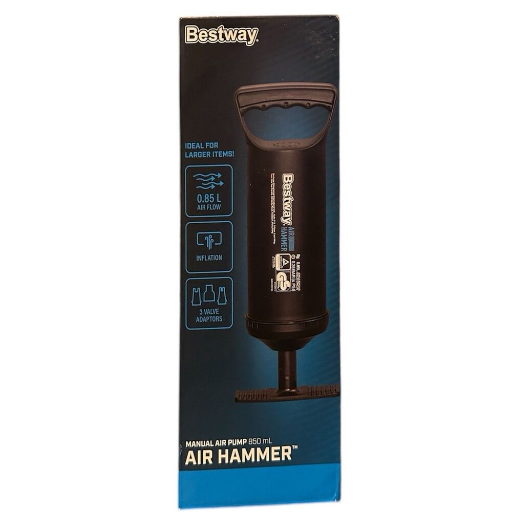 Bestway  Manual Air Pump 850 mL Air Hammer Black